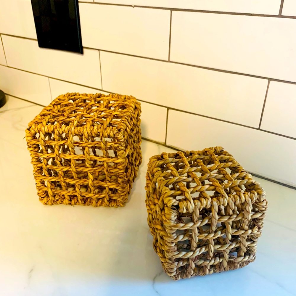 Wicker square decor - Picture 4 of 4